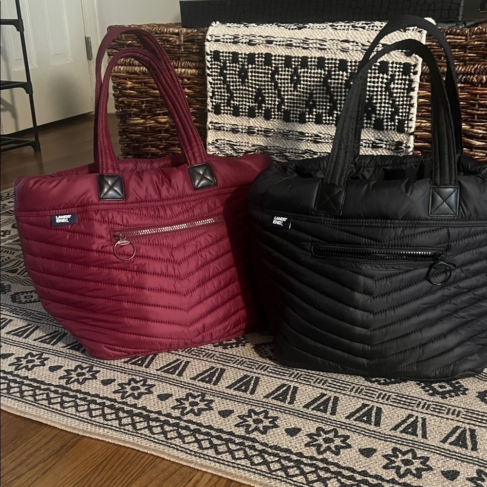 Lands End Ultralight Puffer Totes